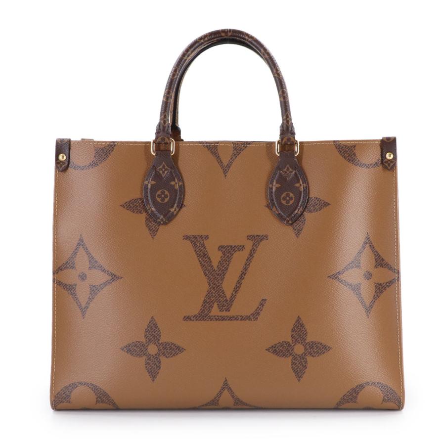 新品同様 ルイ ヴィトン LOUIS VUITTON ジャイアント モノグラム オンザゴー MM 2way トート ショルダー バッグ M45321 90314160