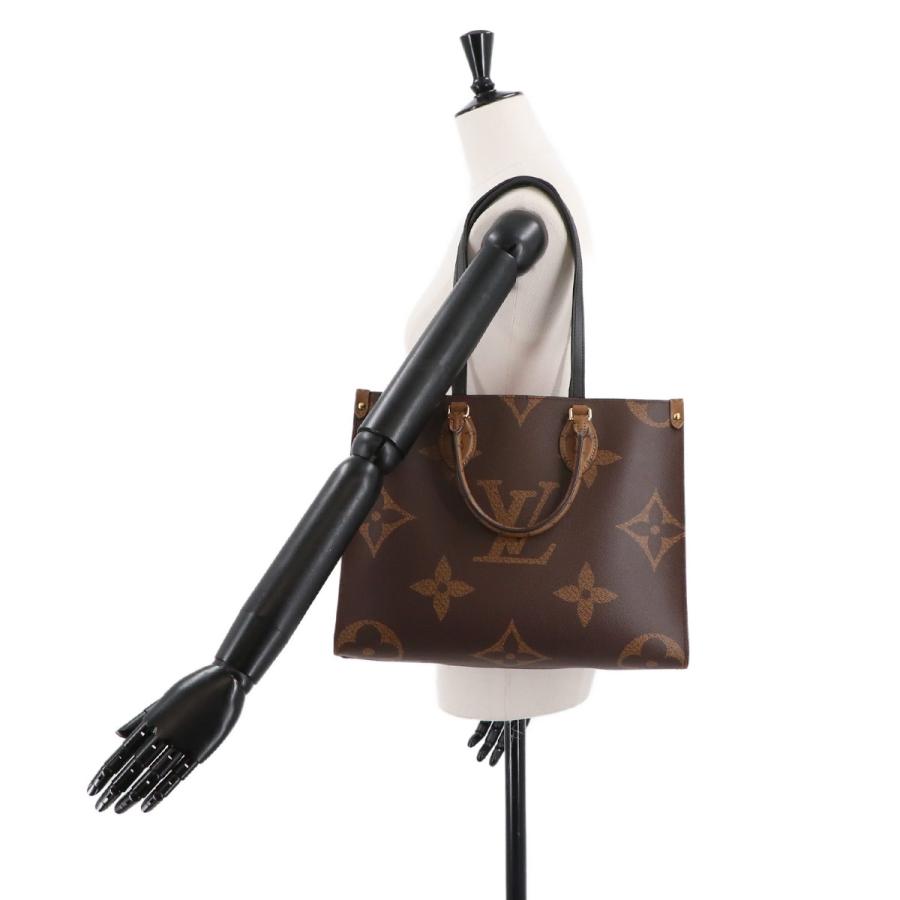 新品同様 ルイ ヴィトン LOUIS VUITTON ジャイアント モノグラム オンザゴー MM 2way トート ショルダー バッグ M45321 90314160