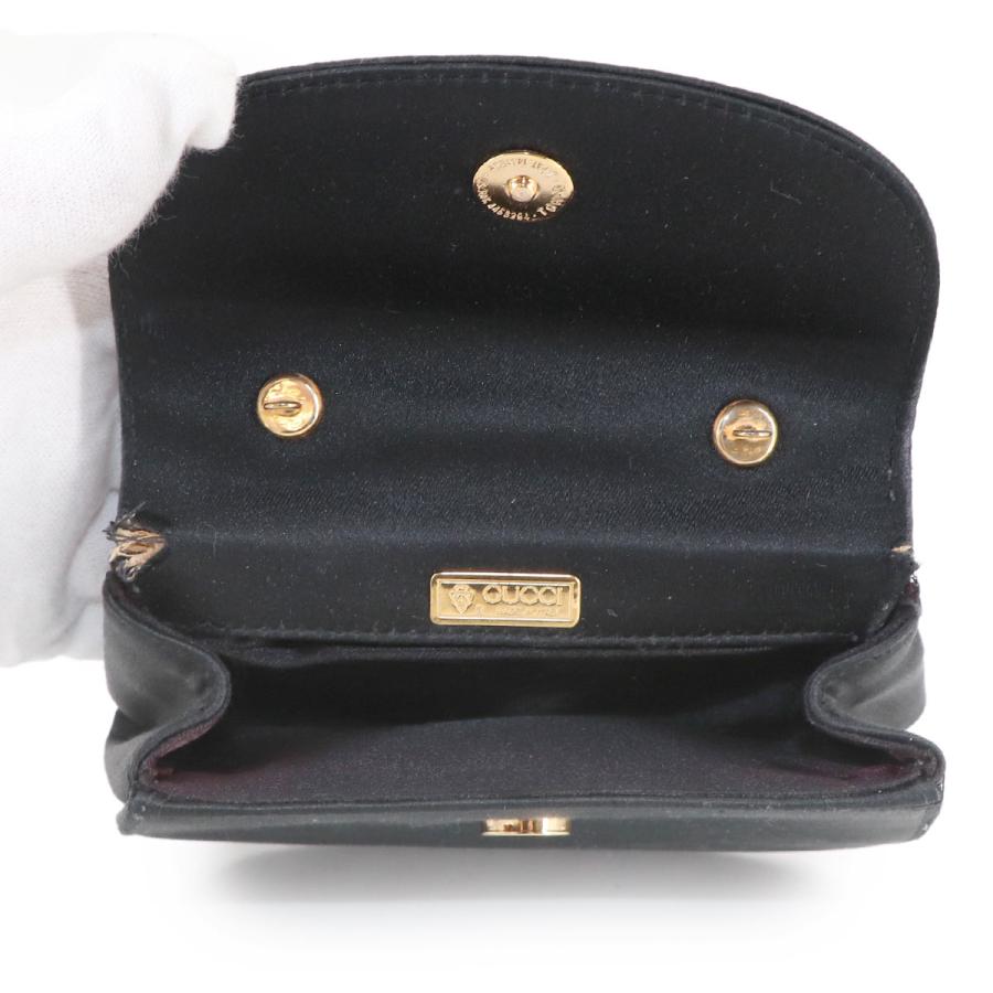 GUCCI（グッチ） バンブー ミニ 2way ハンド ショルダー バッグ サテン