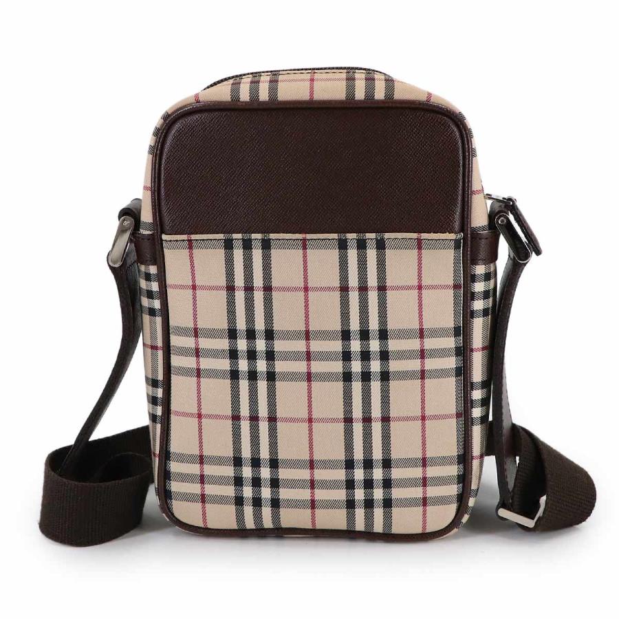 バーバリー　ショルダーバッグ　ノバチェック　ブラック　ベージュ BURBERRY（バーバリー） 新品同様 ノバチェック ショルダー バッグ