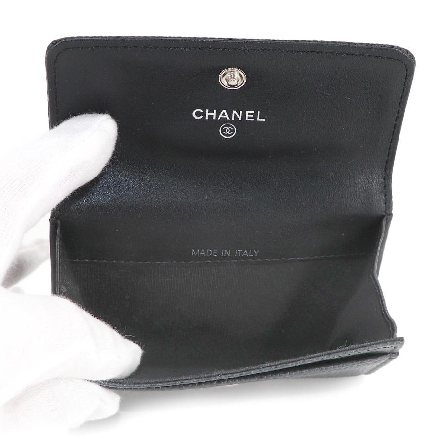 CHANEL（シャネル） 新品同様 カードケース 名刺入れ キャビアスキン