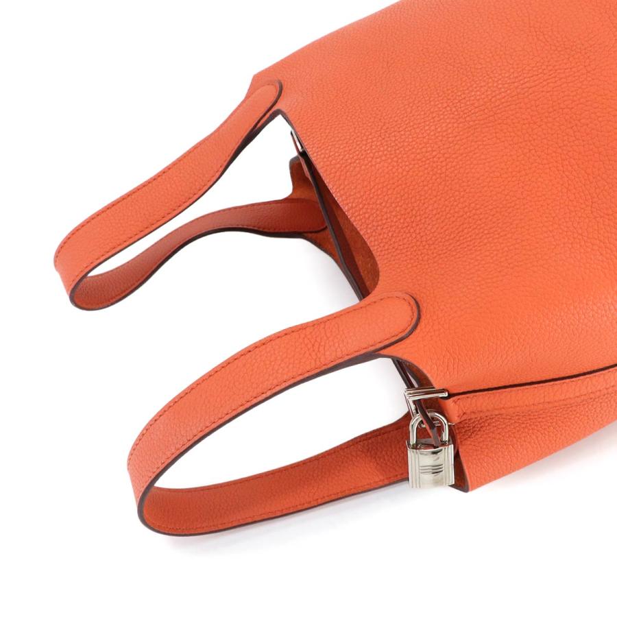 ありす★美品★ エルメス ピコタン PM トリヨン □M刻印 #86 HERMES（エルメス） 美品 ピコタンロック 18 PM ハンド バッグ