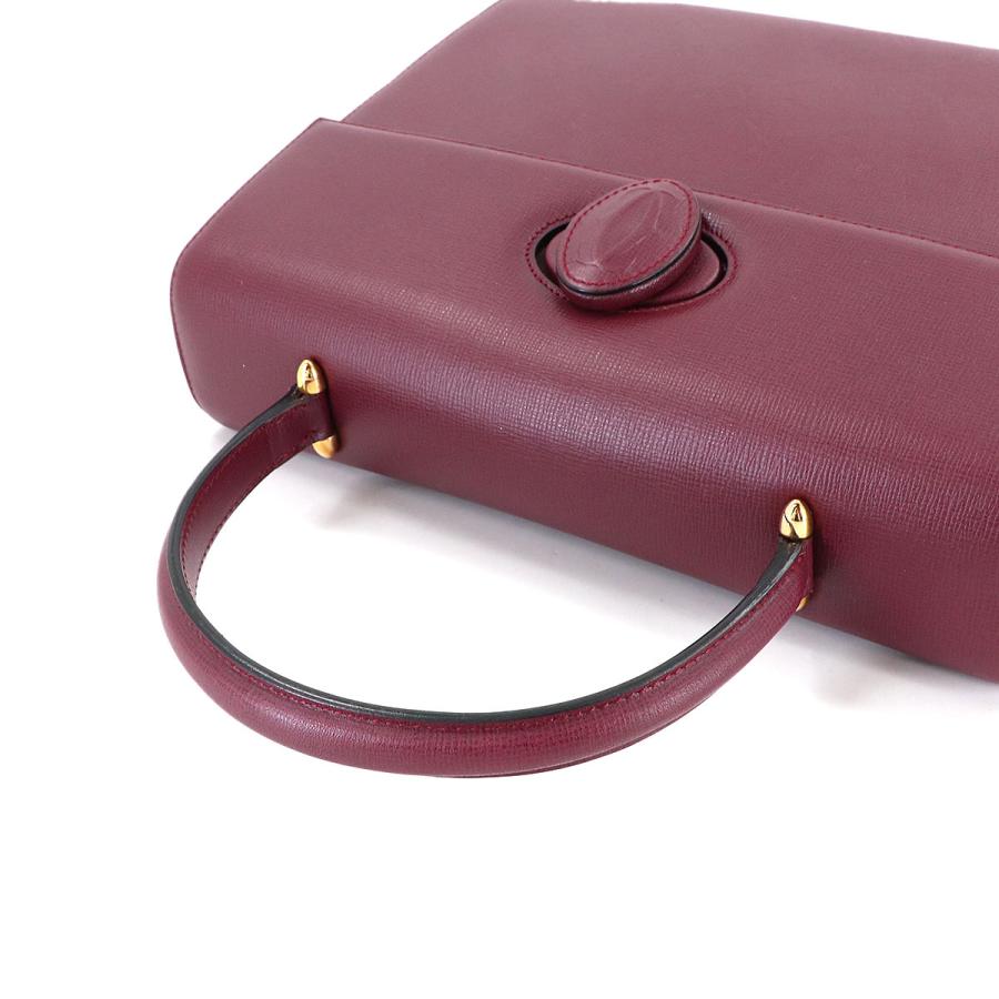 Cartier（カルティエ） 新品同様 マストライン ハンド バッグ レザー