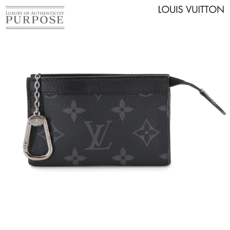 美品 LOUIS VUITTON ヴィトン モノグラム エクリプス グラフィティ ケース 財布 ブラック a6928 美品 LOUIS VUITTON ヴィトン モノグラム エクリプス グラフィティ