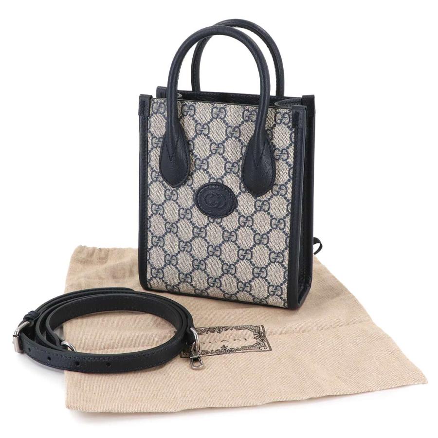GUCCI（グッチ） 未使用 展示品 インターロッキングG ミニ 2way トート 