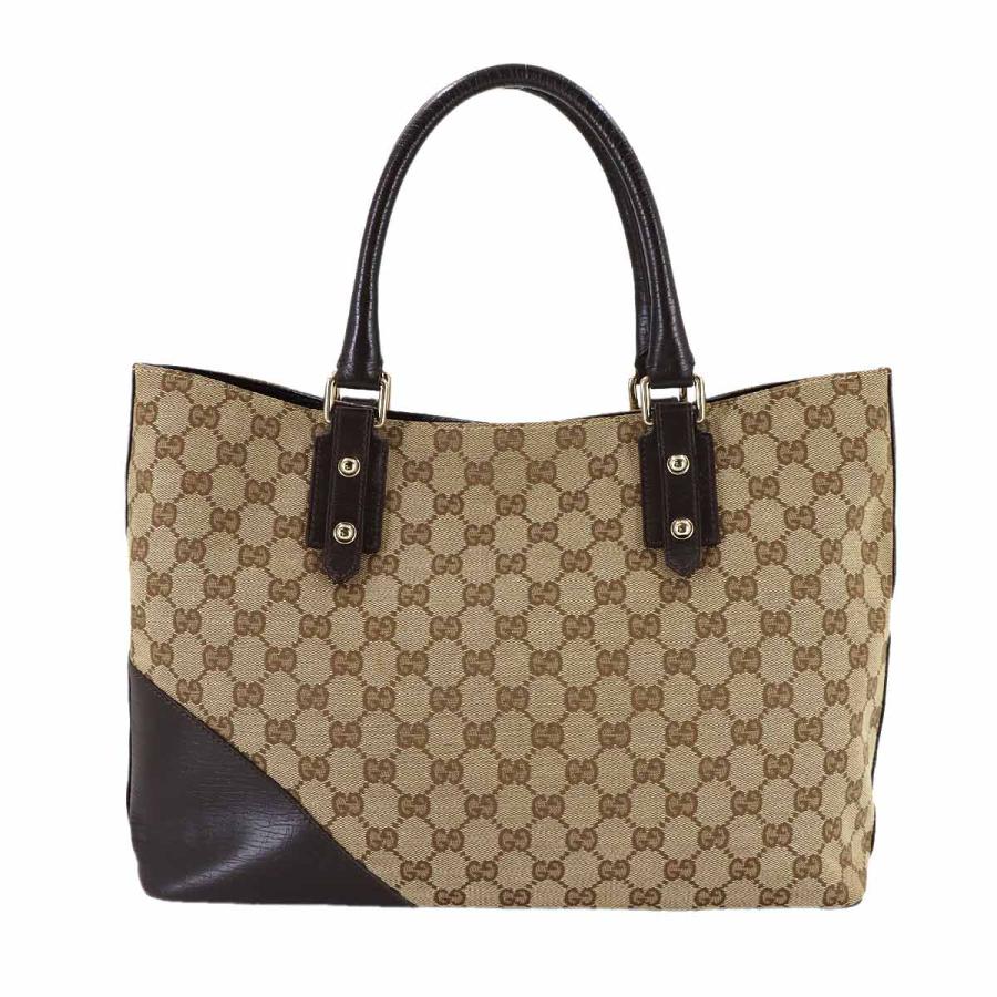 GUCCI GGキャンバス ホースビットバッグ GUCCI（グッチ） 新品同様 ホースビット トート バッグ GGキャンバス