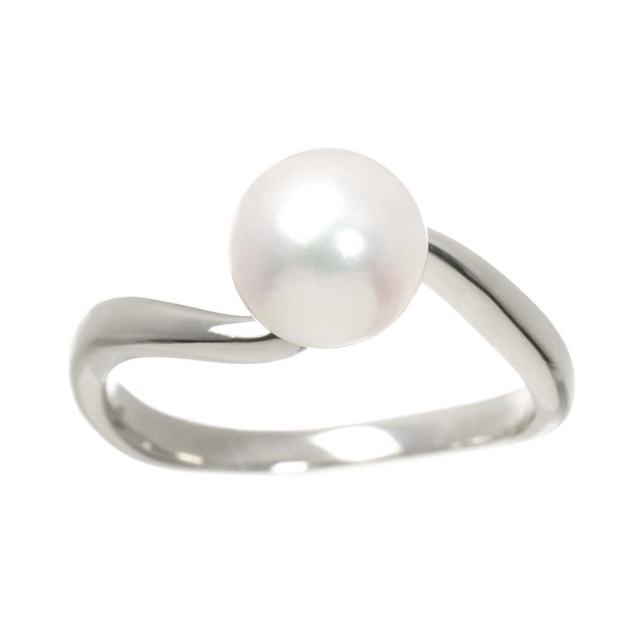 TASAKI（タサキ） TASAKI 12.5号 リング アコヤ真珠 7.5mm Pt プラチナ 