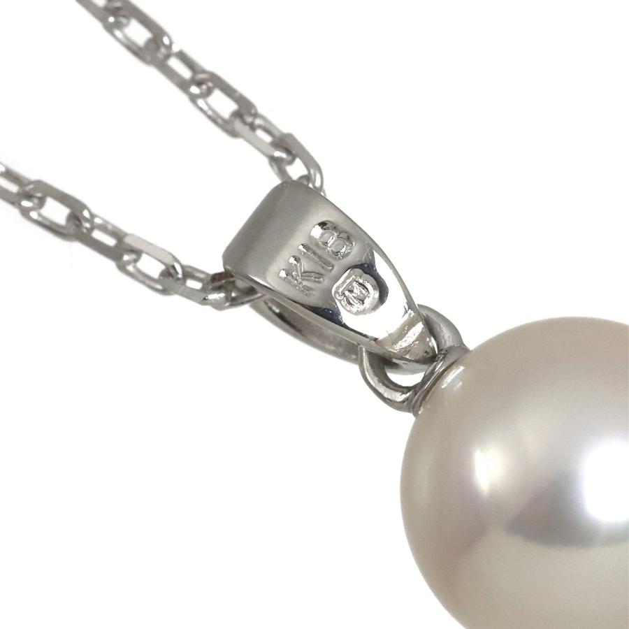 MIKIMOTO（ミキモト） アコヤ真珠 7.8mm ネックレス 40cm K18 WG 