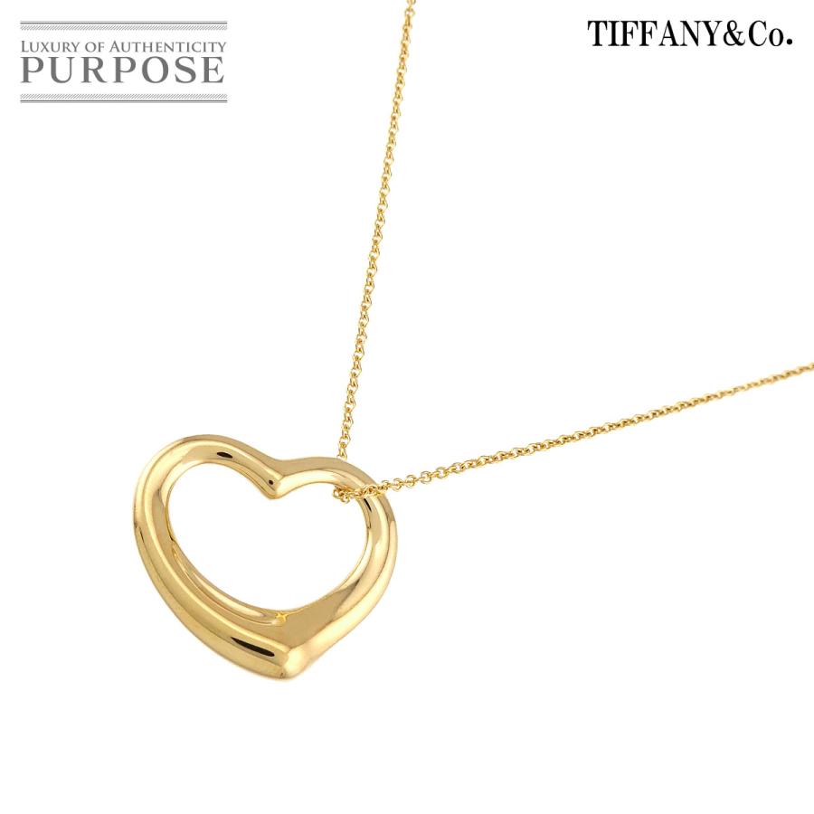 TIFFANY&Co.（ティファニー） オープンハート 幅22mm ネックレス 40cm