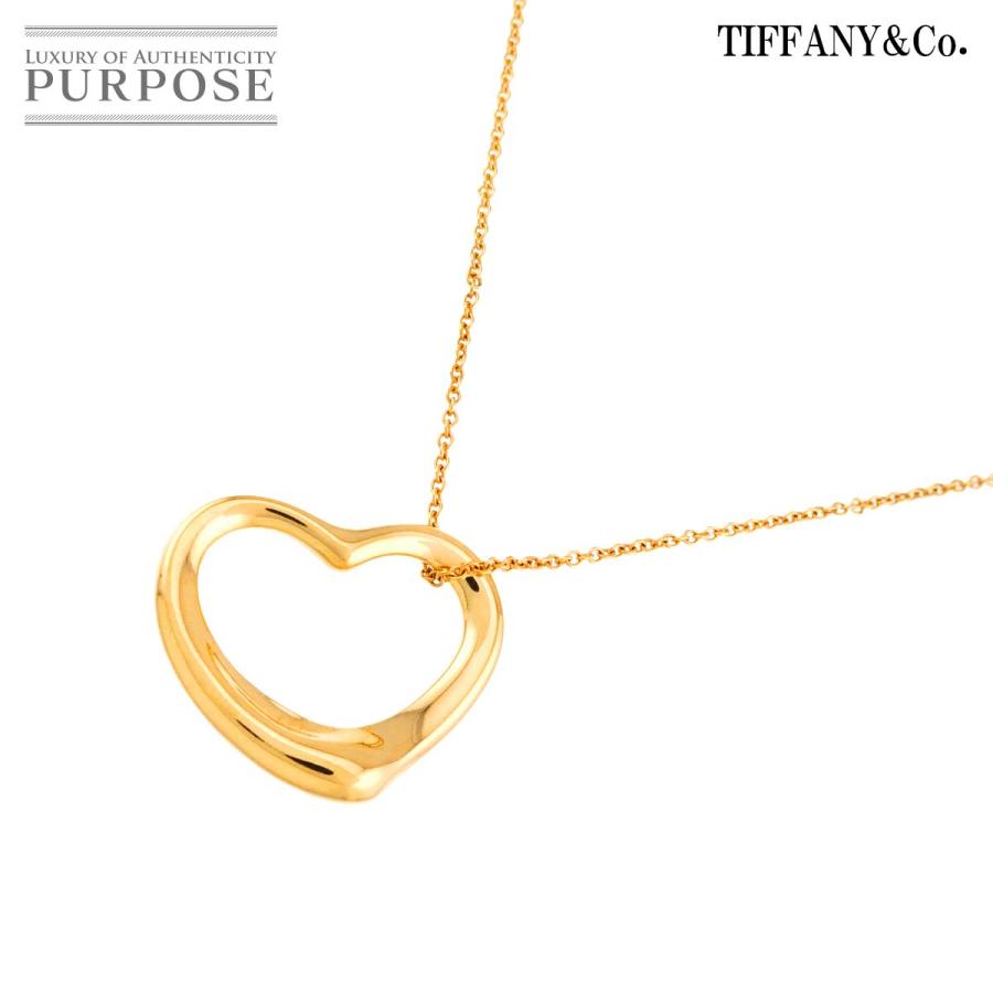 TIFFANY&Co.（ティファニー） オープンハート 幅22mm ネックレス 40cm 