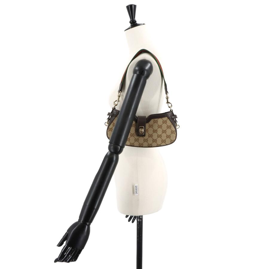 GUCCI（グッチ） 未使用 展示品 ムーンサイド ショルダー バッグ GG