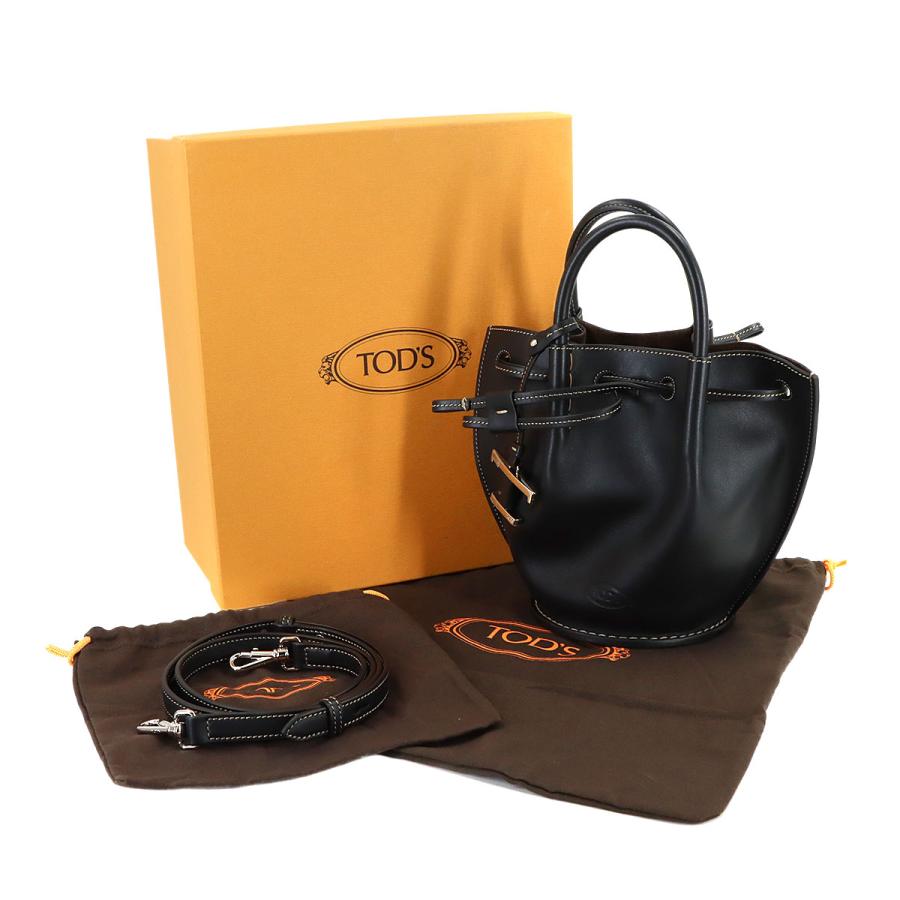 未使用 展示品 トッズ TOD'S Tタイムレス バケット ミニ 2way ハンド