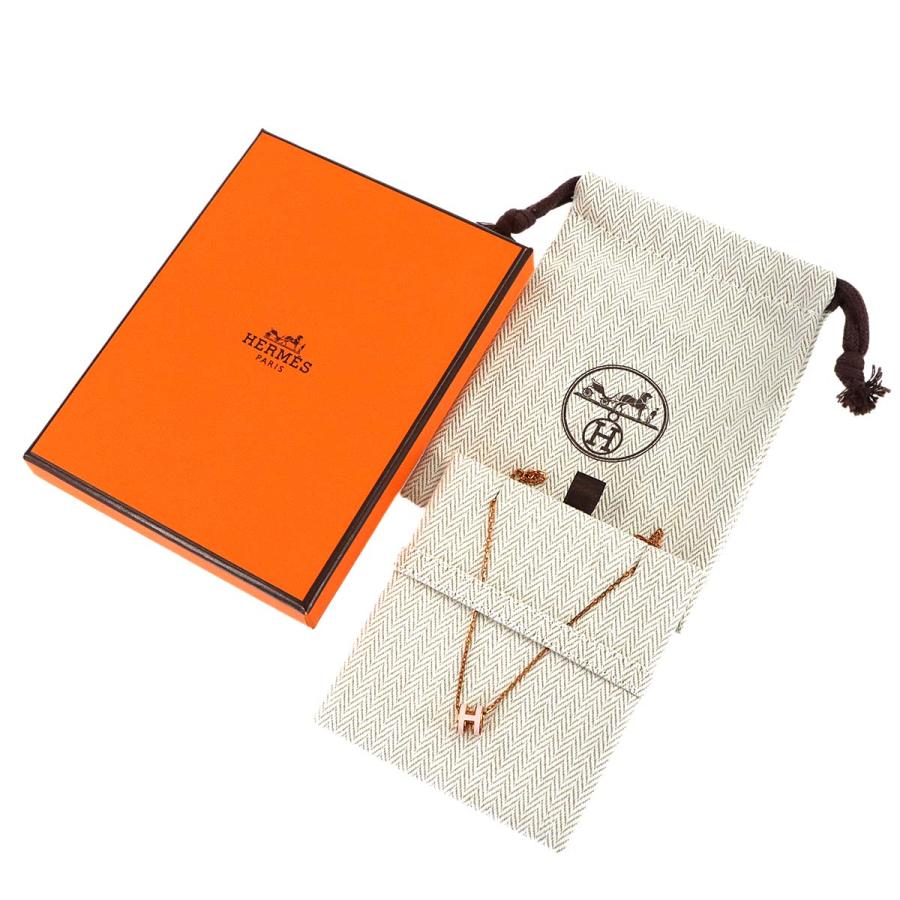 HERMES（エルメス） ミニ ポップアッシュ H ネックレス ローズドラジェ