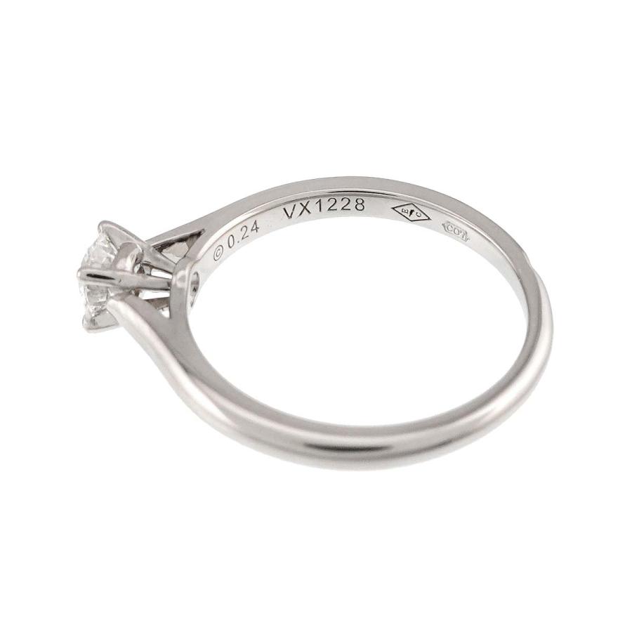 カルティエ Cartier ソリテール ダイヤ 0.24ct E/VS1/3EX #47 リング 