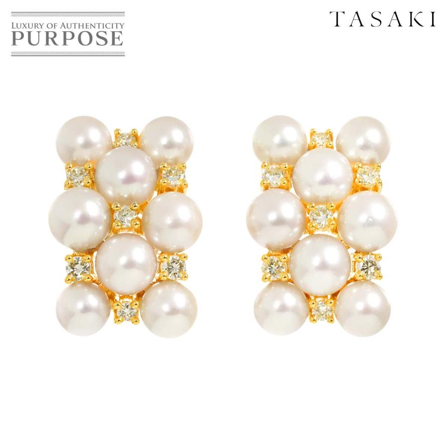 TASAKI✨田崎真珠　パールブローチ　12粒　ベビーパール TASAKI（タサキ） ベビーパール 4.7-4.2mm ダイヤ 0.12/0.12ct