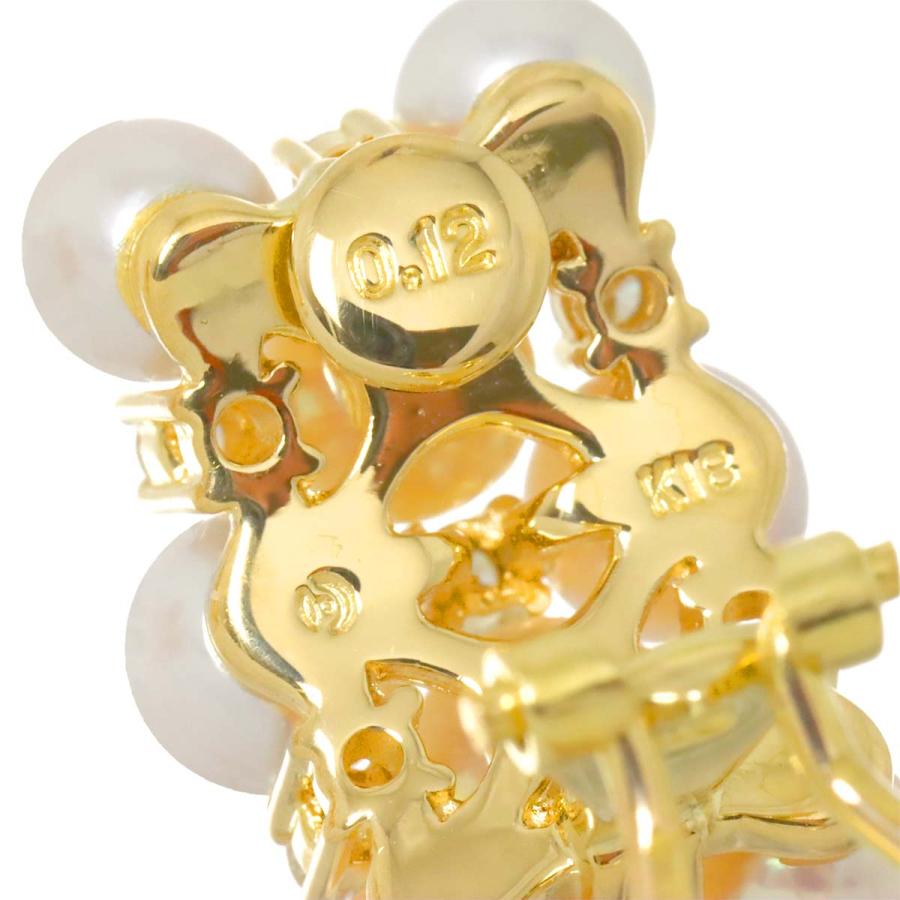 北の鶴　TASAKI♡ K18♡ ベビーパール♡ ステーション♡ TASAKI（タサキ） ベビーパール 4.7-4.2mm ダイヤ 0.12/0.12ct