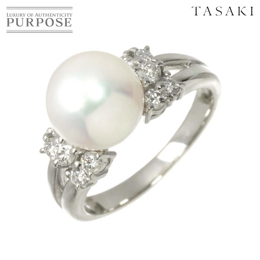 TASAKI（タサキ） TASAKI 11.5号 リング アコヤ真珠 9.2mm ダイヤ 0.34