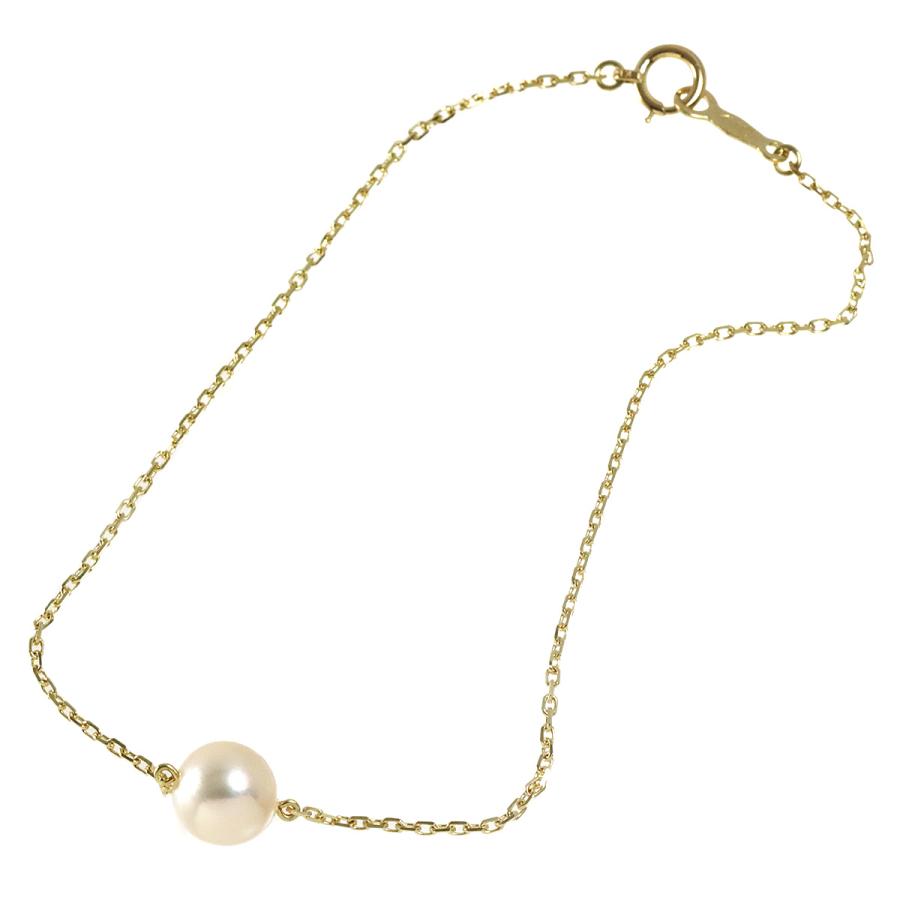 チ*ツ様 MIKIMOTO PEARL  ブレスレット　パール　真珠 MIKIMOTO（ミキモト） アコヤ真珠 7.2mm ブレスレット 18.5cm K14 YG