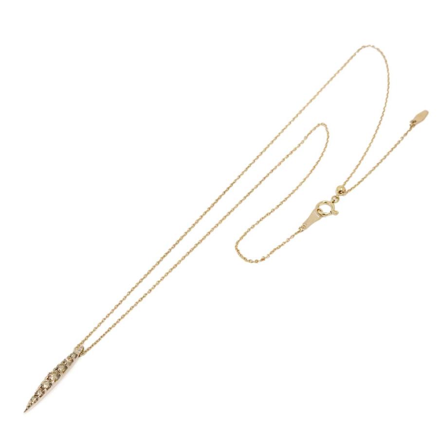 カシケイ KASHIKEY ネイキッド ブラウンダイヤ 0.50ct ネックレス 45cm 