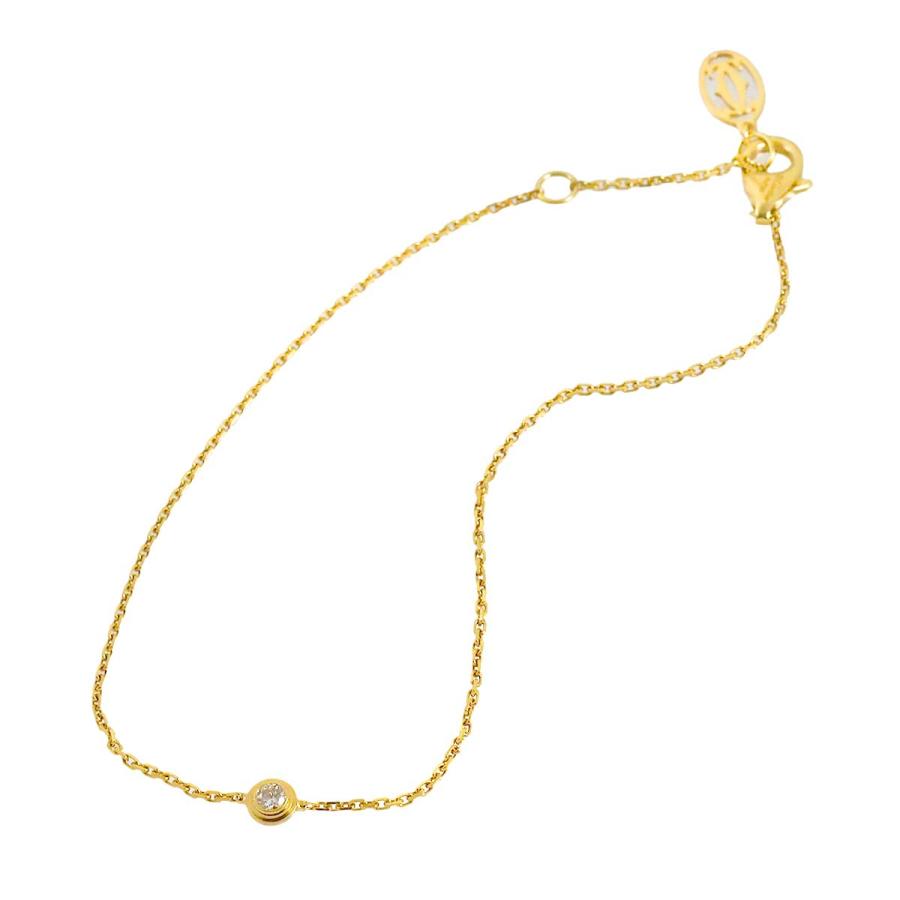 Cartier（カルティエ） ダムール ブレスレット XS 18cm ダイヤ K18 YG