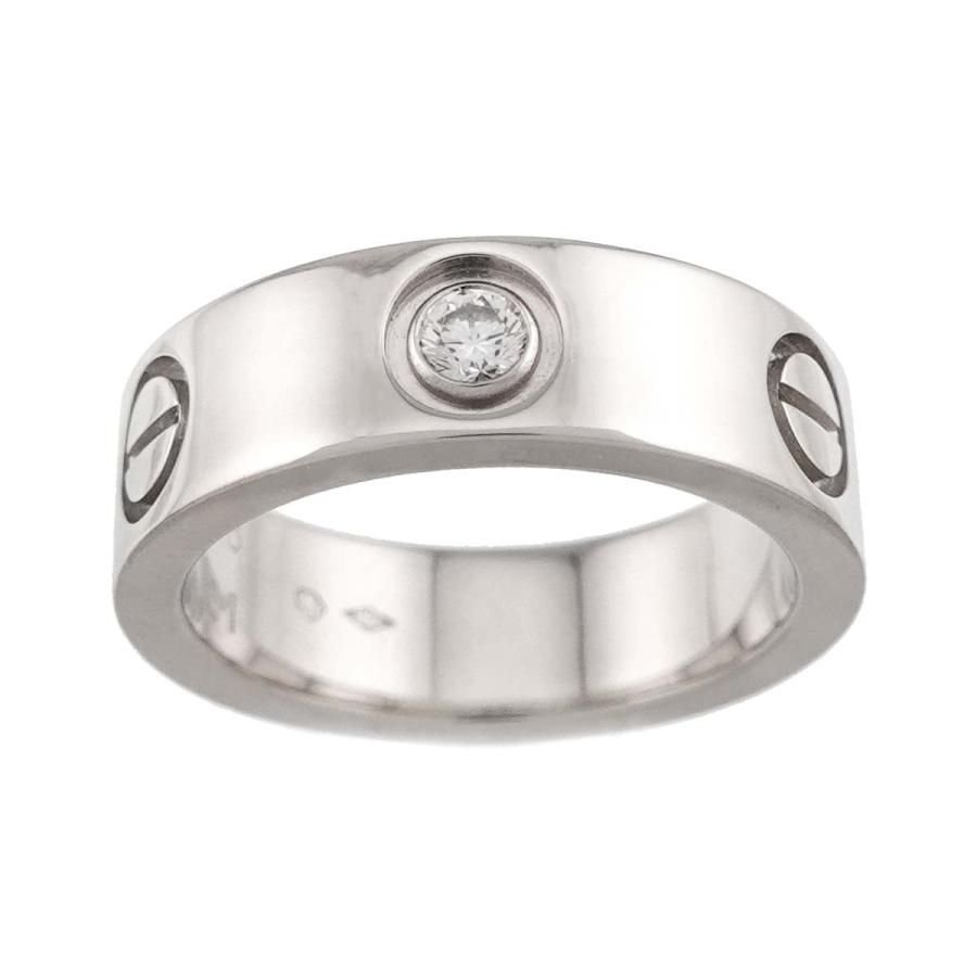 Cartier（カルティエ） ラブ #48 リング ダイヤ 1P Pt プラチナ 指輪