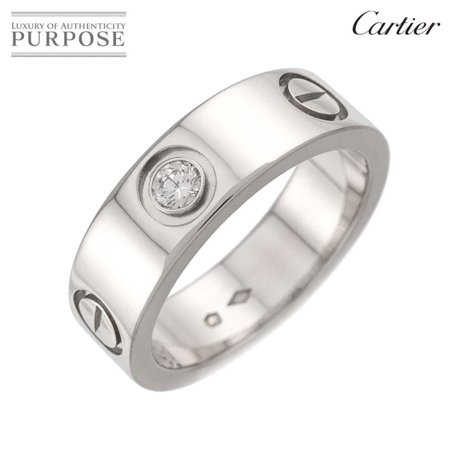 Cartier（カルティエ） ラブ #50 リング ダイヤ 1P Pt プラチナ LOVE