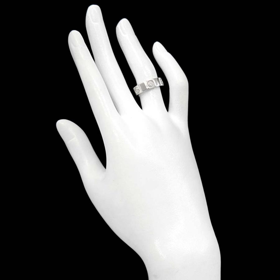 Cartier（カルティエ） ラブ #50 リング ダイヤ 1P Pt プラチナ LOVE