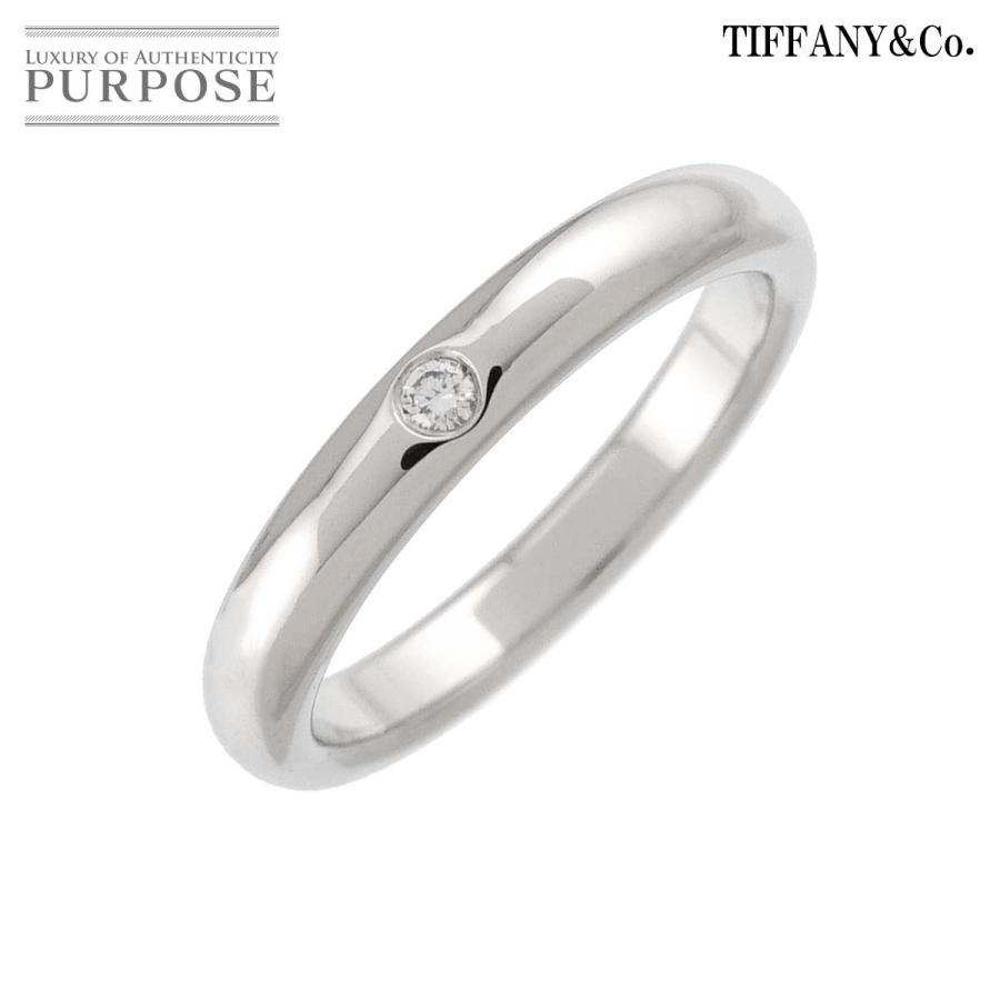 Tiffany & Co. スタッキングバンドリング 1Pダイヤ TIFFANY&Co.（ティファニー） スタッキング バンド 7.5号 リング
