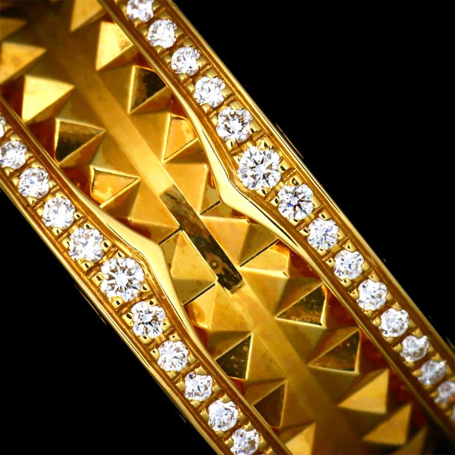 BVLGARI（ブルガリ） ビーゼロワン ロック 2バンド #55 リング パヴェ