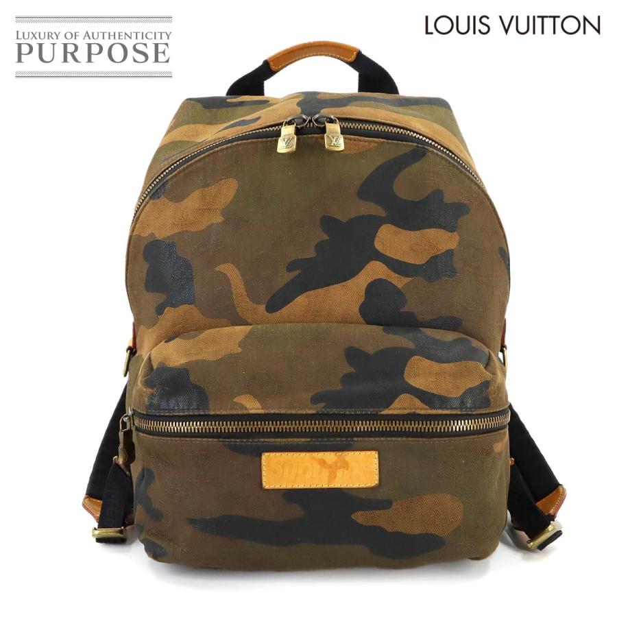ルイ ヴィトン LOUIS VUITTON シュプリーム アポロ バックパック リュックサック キャンバス カモフラージュ グリーン M44200 90315960 LOUIS VUITTON（ルイ・ヴィトン） ルイ ヴィトン シュプリーム アポロ