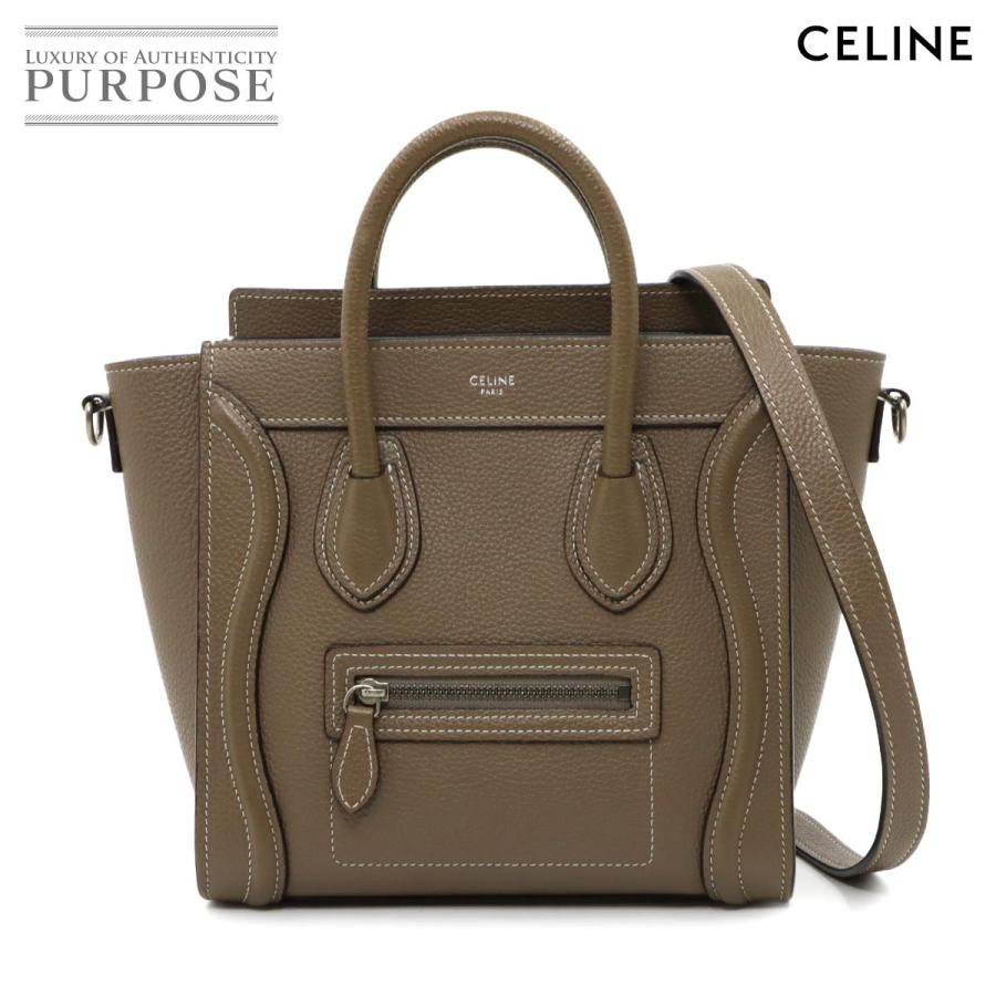 CELINE（セリーヌ） 新品同様 ラゲージ ナノショッパー 2way ハンド 