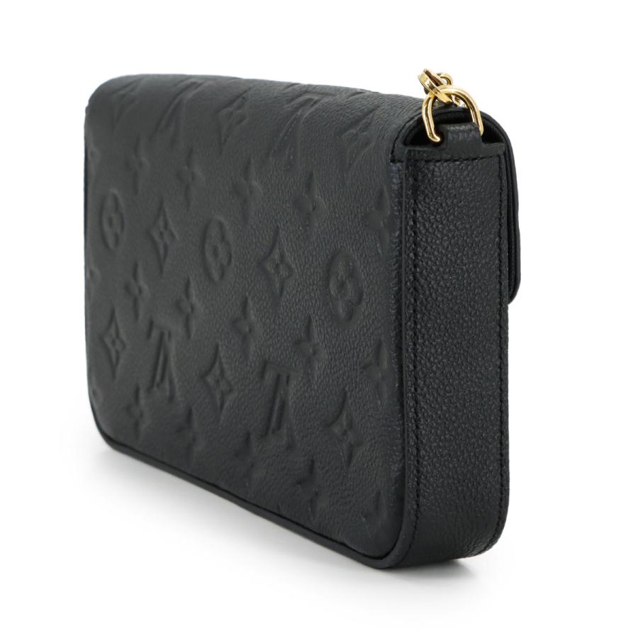 未使用 展示品 ルイ ヴィトン LOUIS VUITTON モノグラム アンプラント ポシェット フェリシー チェーン ウォレット レザー M64064 90315963の画像