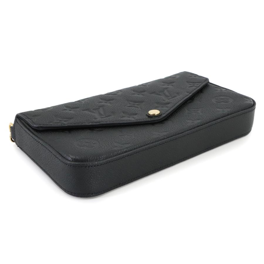 未使用 展示品 ルイ ヴィトン LOUIS VUITTON モノグラム アンプラント ポシェット フェリシー チェーン ウォレット レザー M64064 90315963の画像