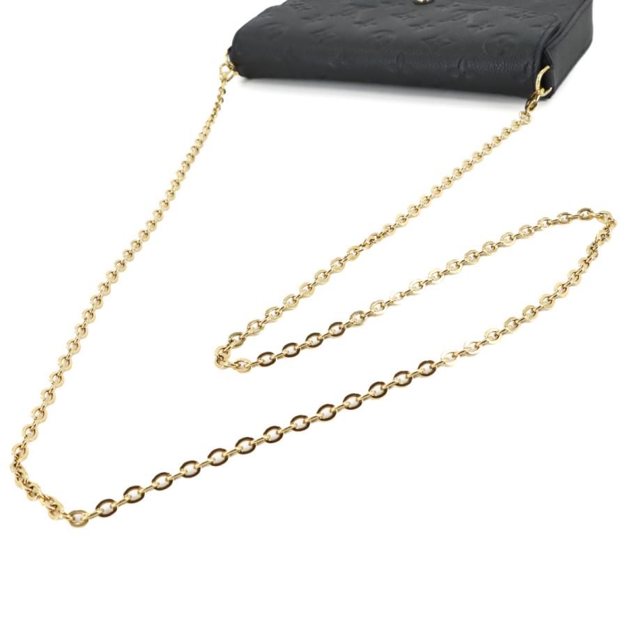 未使用 展示品 ルイ ヴィトン LOUIS VUITTON モノグラム アンプラント ポシェット フェリシー チェーン ウォレット レザー M64064 90315963の画像