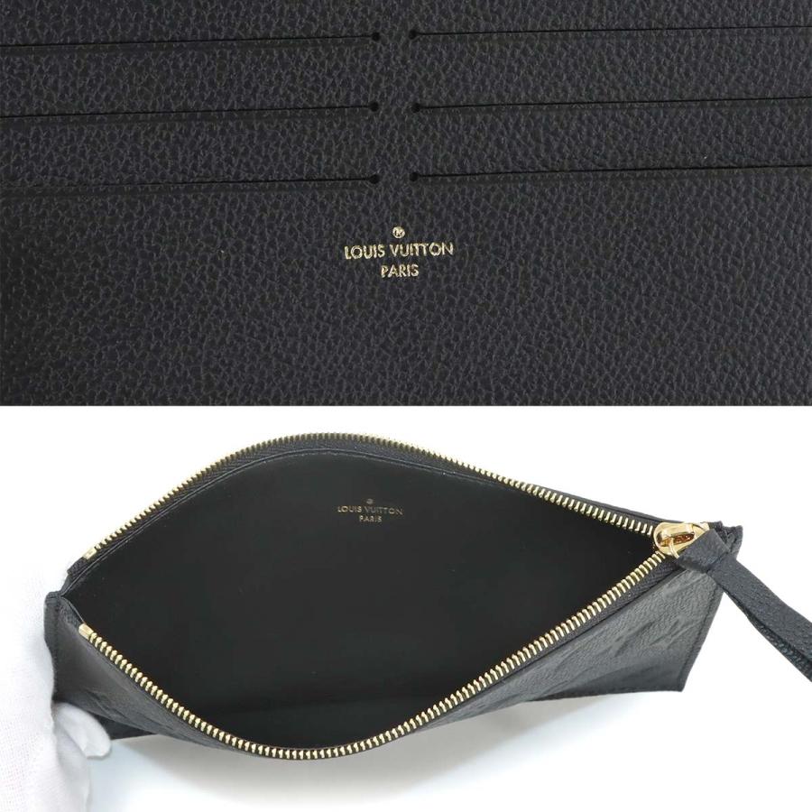 未使用 展示品 ルイ ヴィトン LOUIS VUITTON モノグラム アンプラント ポシェット フェリシー チェーン ウォレット レザー M64064 90315963の画像