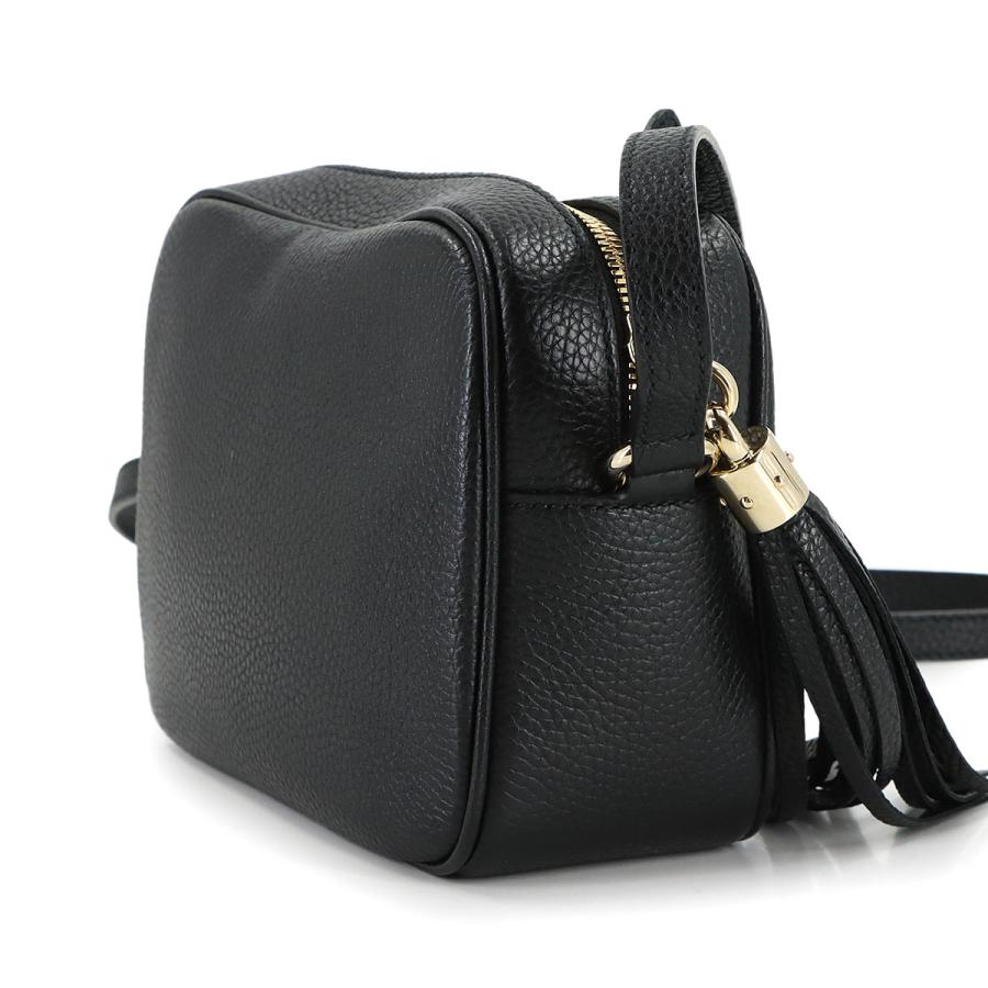 グッチ SOHO ソーホー ショルダー レザー ブラック ゴールド金具 GUCCI（グッチ） 未使用 展示品 ソーホー ショルダー バッグ レザー