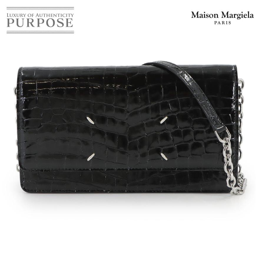 美品 メゾン マルジェラ Maison Margiela チェーン ウォレット 長財布 
