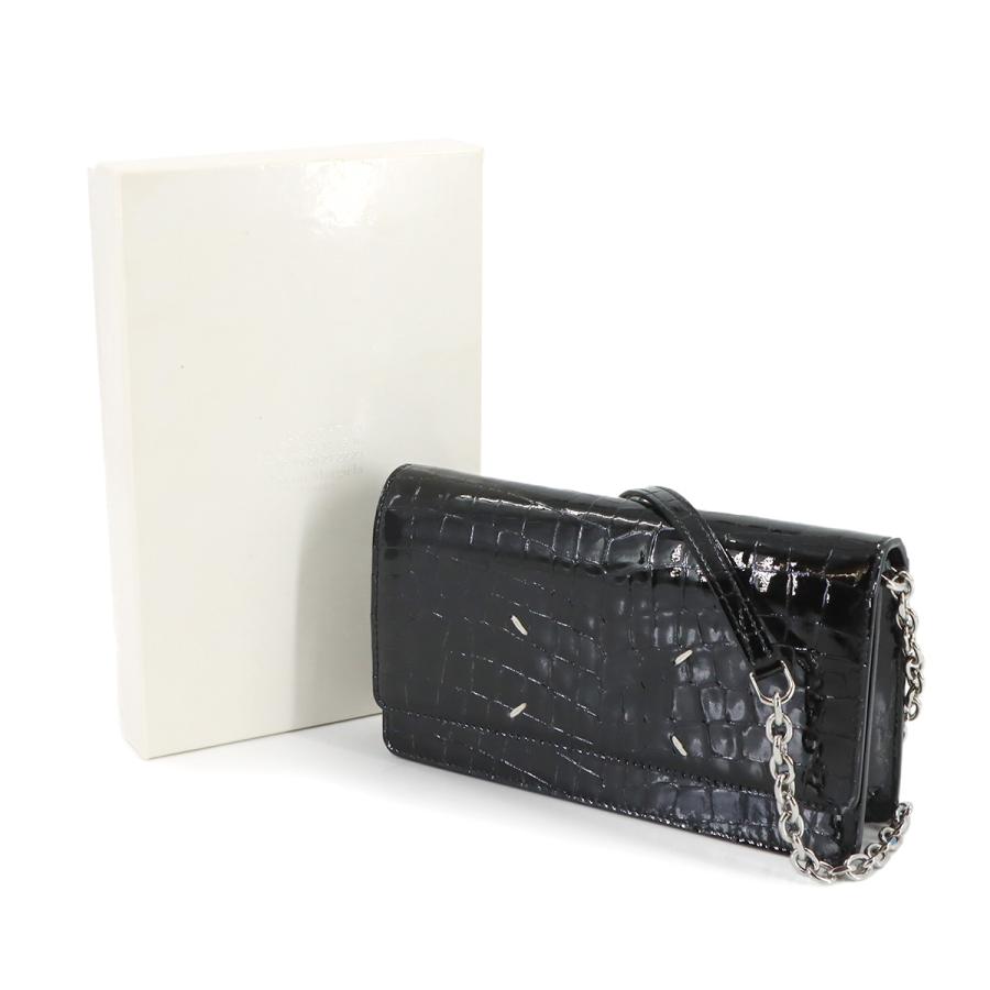 美品 メゾン マルジェラ Maison Margiela チェーン ウォレット 長財布 