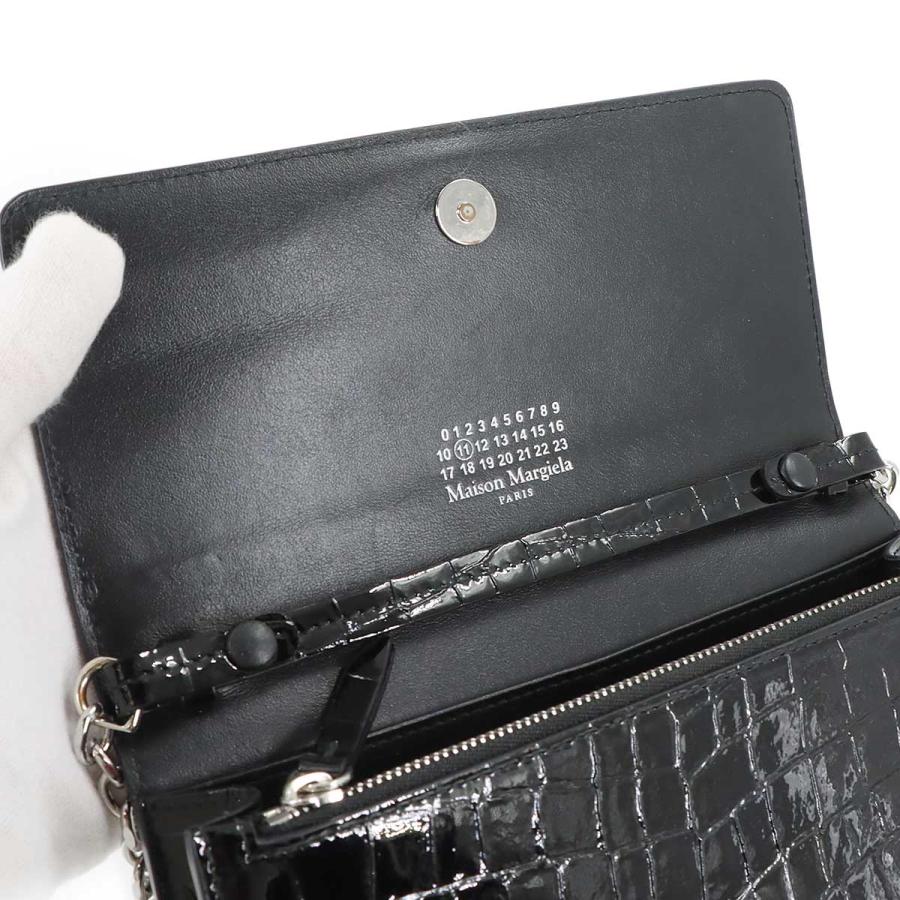 美品 メゾン マルジェラ Maison Margiela チェーン ウォレット 長財布 