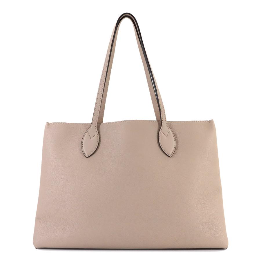新品同様 ルイ ヴィトン LOUIS VUITTON ロックミー ショッパー トート バッグ レザー グレージュ M57346 ゴールド 金具 RFID 90316080