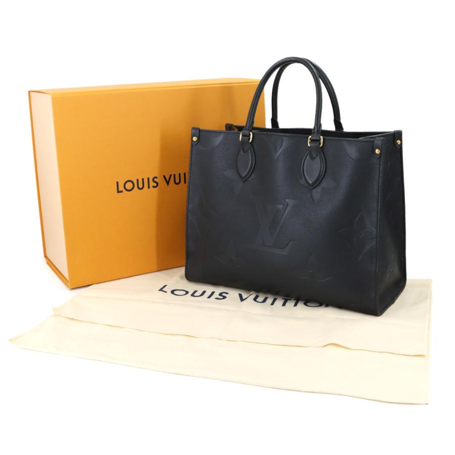 新品同様 ルイ ヴィトン LOUIS VUITTON モノグラム アンプラント オンザゴー MM 2way トート ショルダー バッグ ノワール M45595 90316087