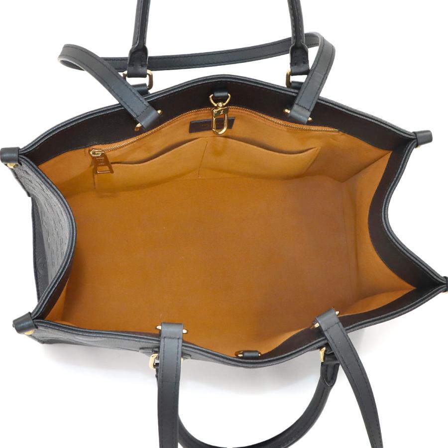 新品同様 ルイ ヴィトン LOUIS VUITTON モノグラム アンプラント オンザゴー MM 2way トート ショルダー バッグ ノワール M45595 90316087