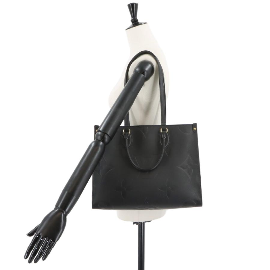 新品同様 ルイ ヴィトン LOUIS VUITTON モノグラム アンプラント オンザゴー MM 2way トート ショルダー バッグ ノワール M45595 90316087