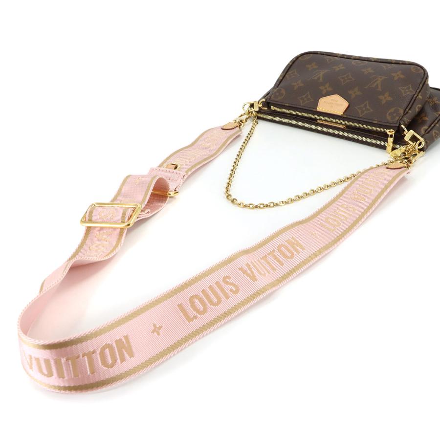 LOUIS VUITTON ミュルティポシェットアクセソワール　ローズ　ヴィトン LOUIS VUITTON（ルイ・ヴィトン） 新品同様 ルイ ヴィトン モノグラム