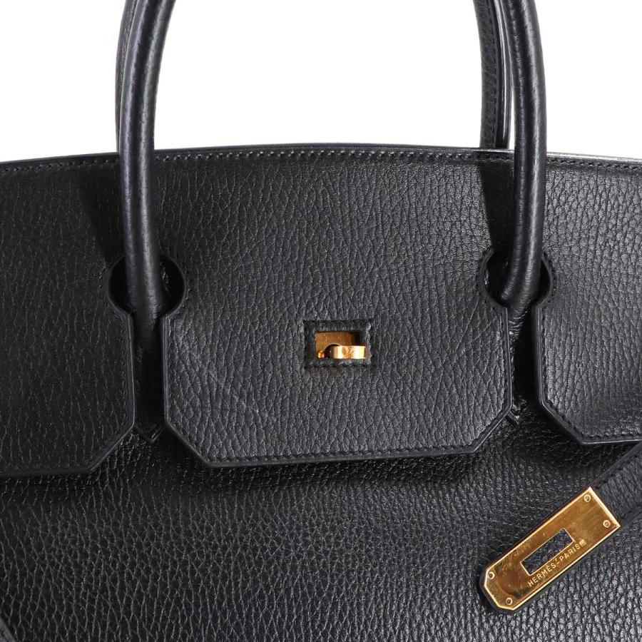 HERMES（エルメス） 新品同様 バーキン40 アルデンヌ ブラック ハンド 