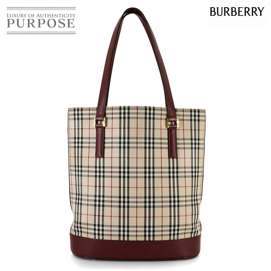 BURBERRY（バーバリー） 新品同様 ノバチェック トート バッグ 