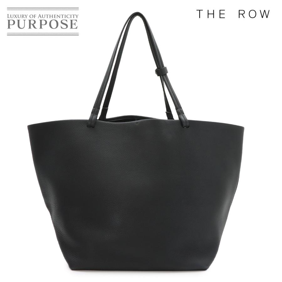新品同様 ザ ロウ THE ROW XL パーク トート バッグ レザー ブラック 