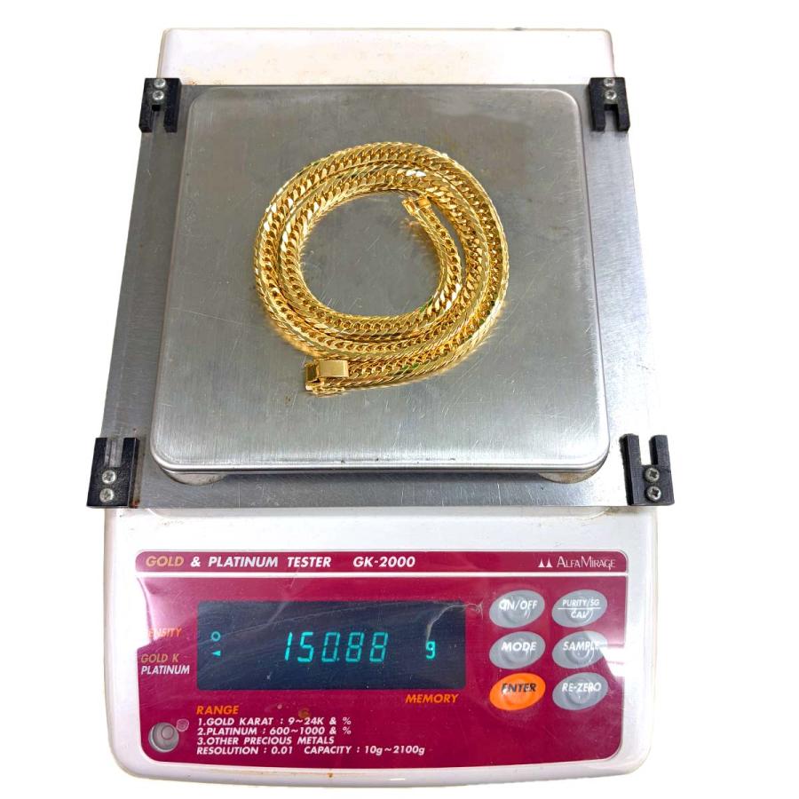 K18 喜平 ネックレス 61cm 150.8g 幅 9.7mm イエローゴールド キヘイ 