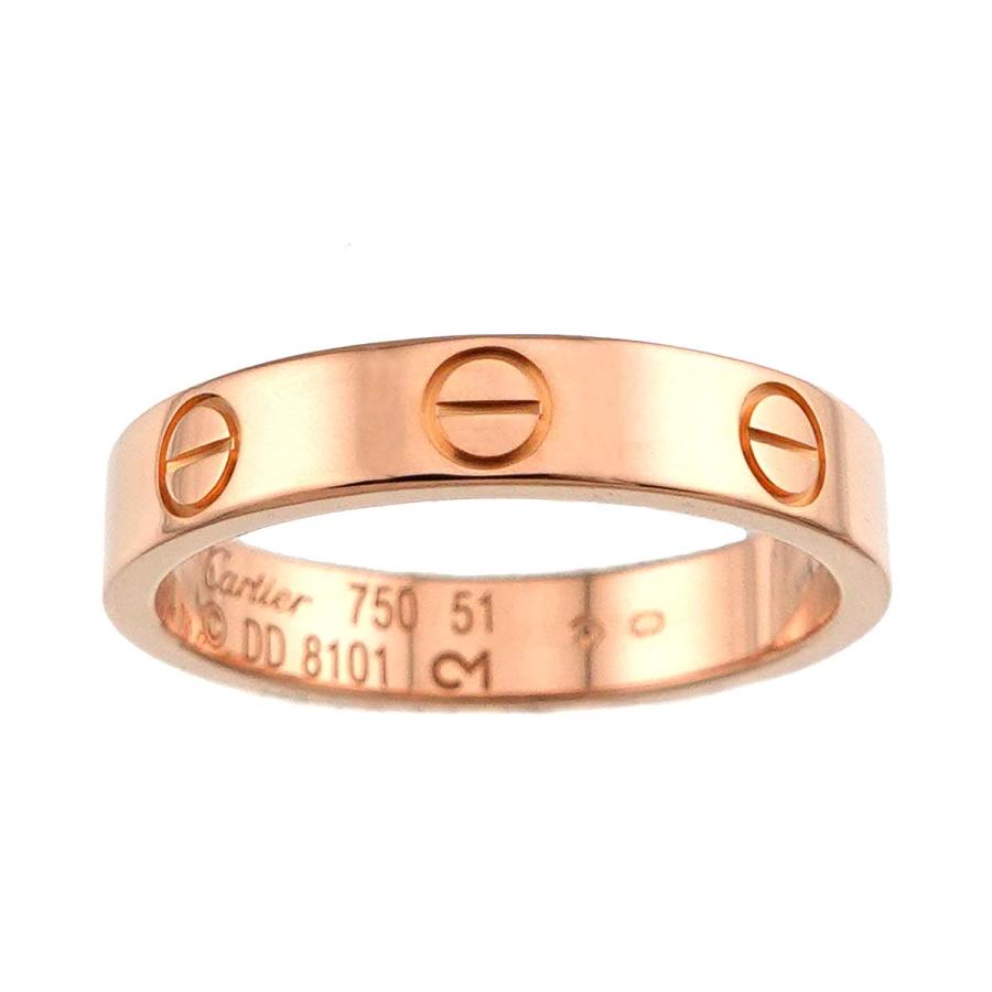 Cartier（カルティエ） ミニラブ #51 リング K18 PG ピンク
