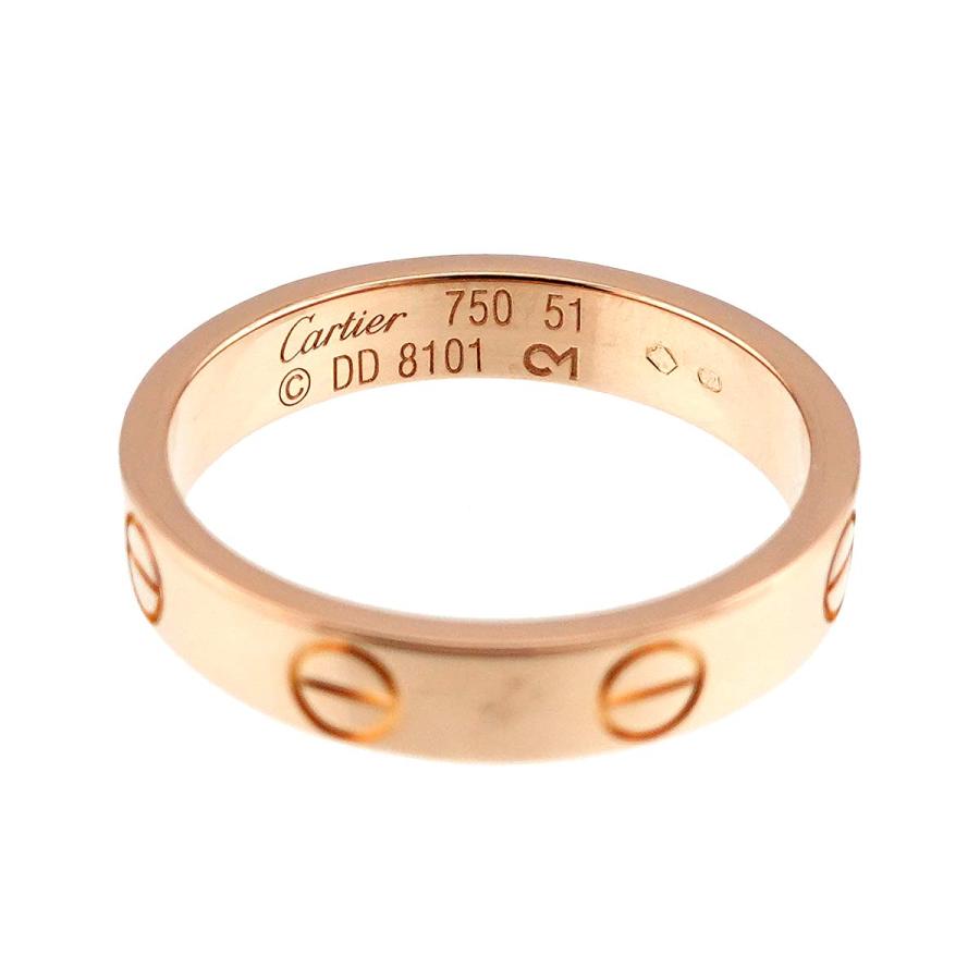 Cartier（カルティエ） ミニラブ #51 リング K18 PG ピンクゴールド